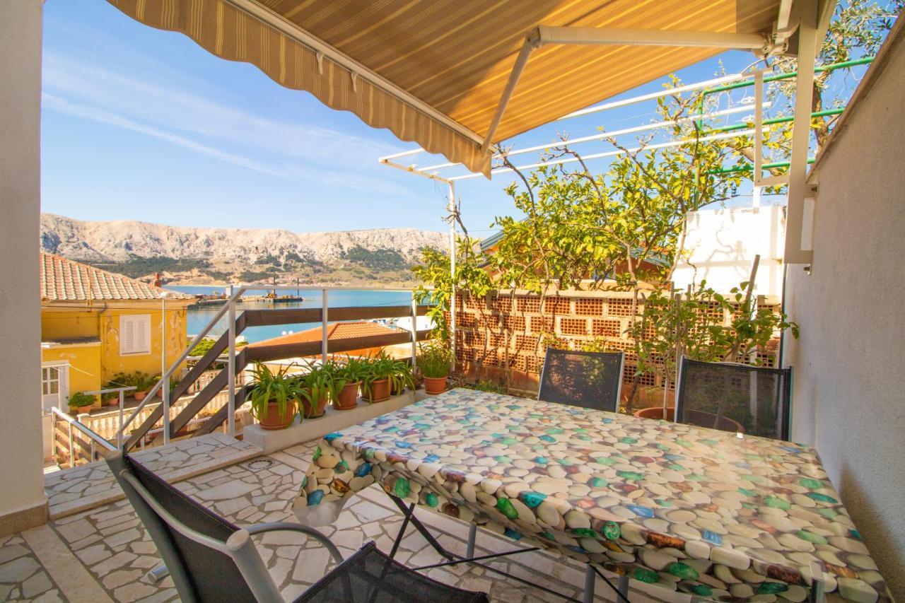 Apartment Mario With Terrace And Sea View Baška Exterior foto